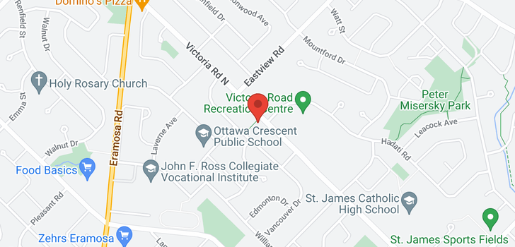 map of 156 VICTORIA Road N
